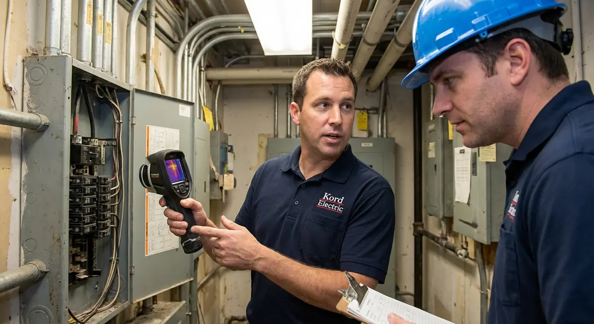 Routine thermal inspection schedule for imaging for electrical safety