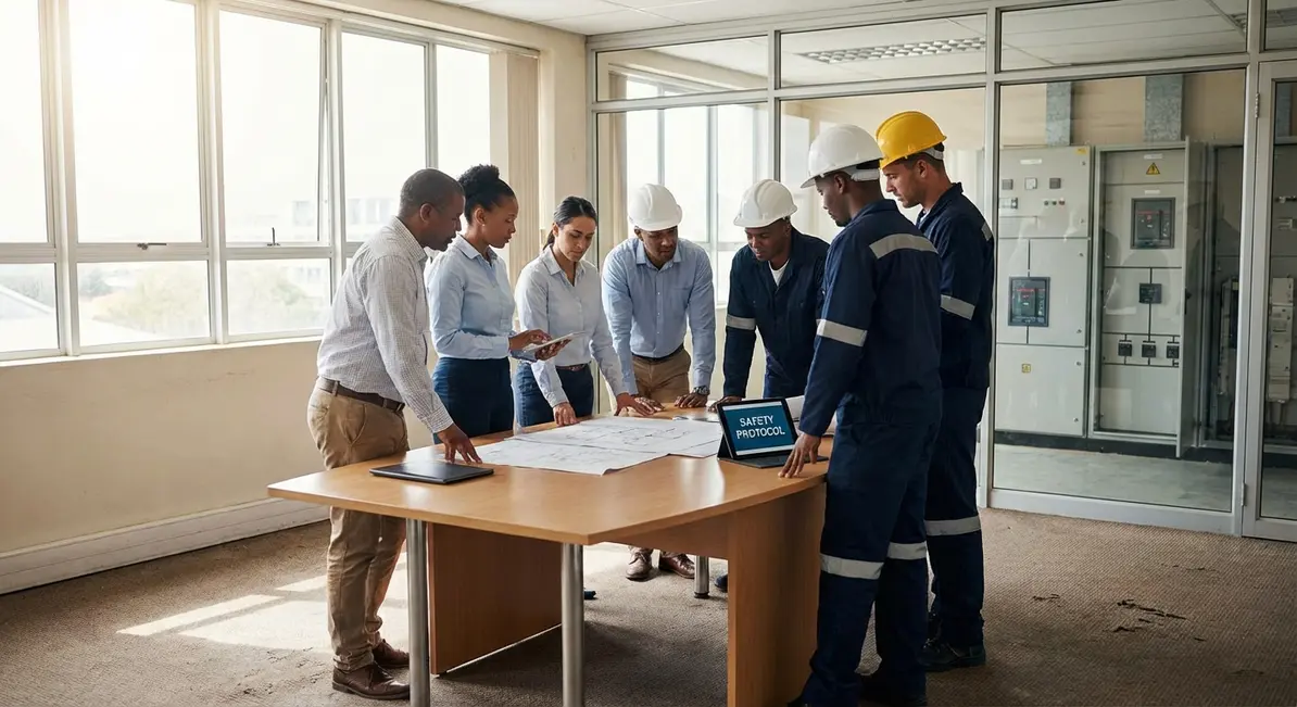 Emergency response to electrical panel overheating incident