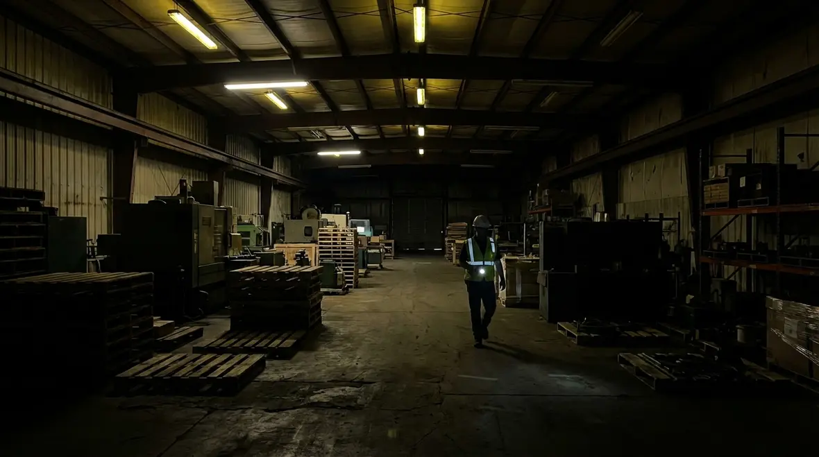 Workplace lighting safety hazards