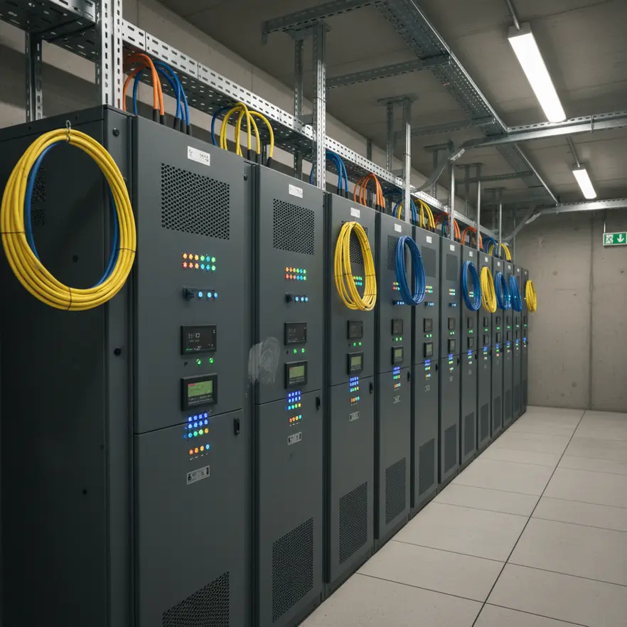 Building owner reviewing commercial electrical compliance plans