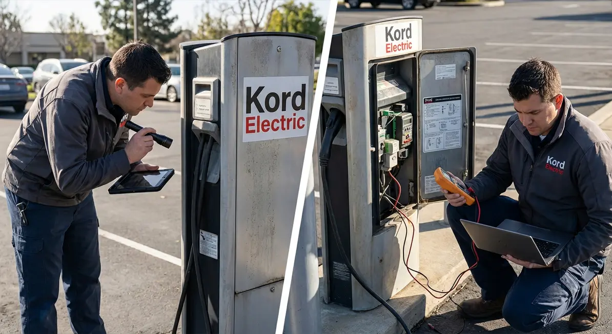 Checklist for EV charger inspections