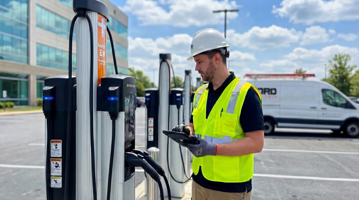 ev charger safety requirements for commercial properties