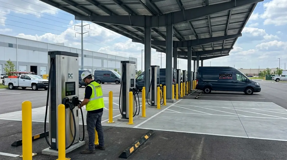 EV charger installation