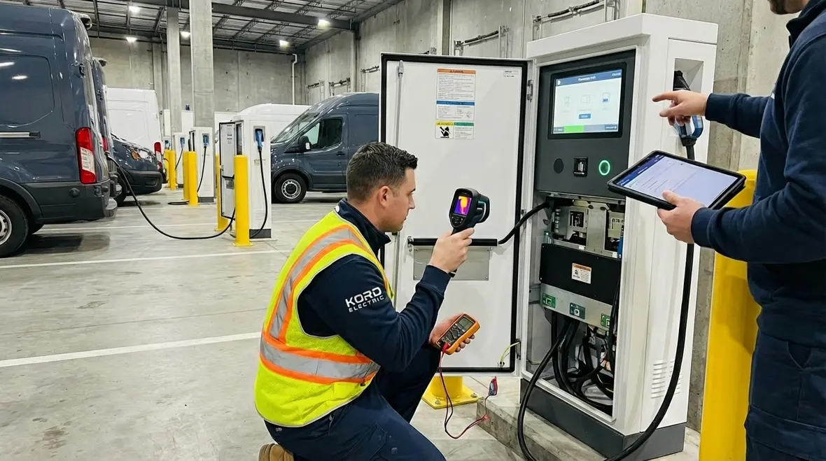 EV charger maintenance