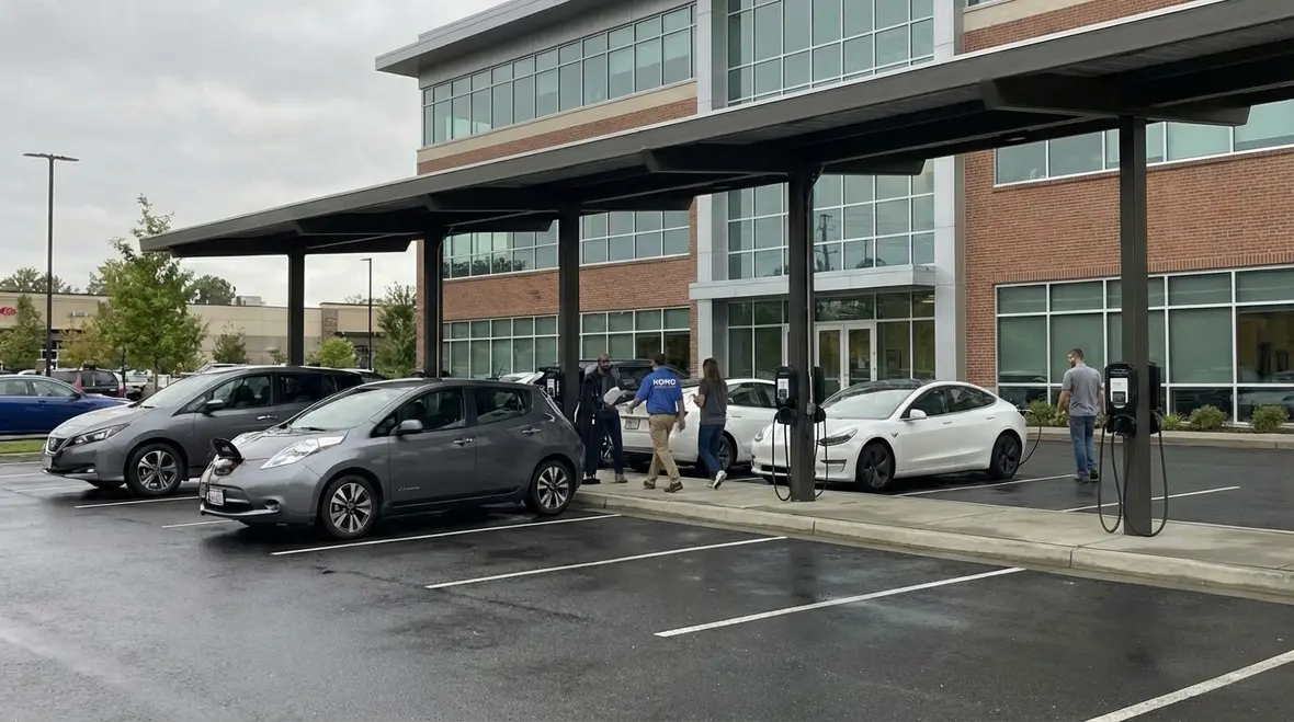 EV stations for businesses transforming commercial property parking areas