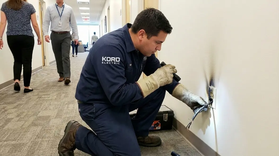 Industrial workspace where GFCI commercial safety helps prevent electrical hazards