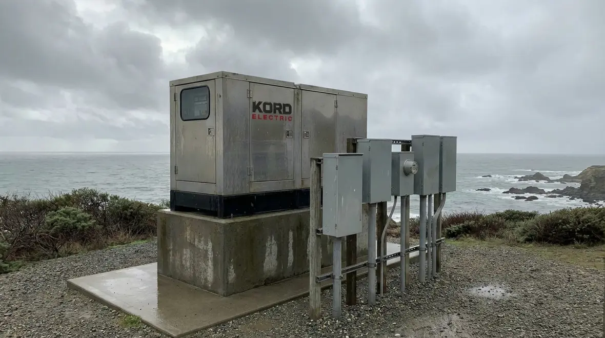 Coastal commercial electrical panels in Torrance facility