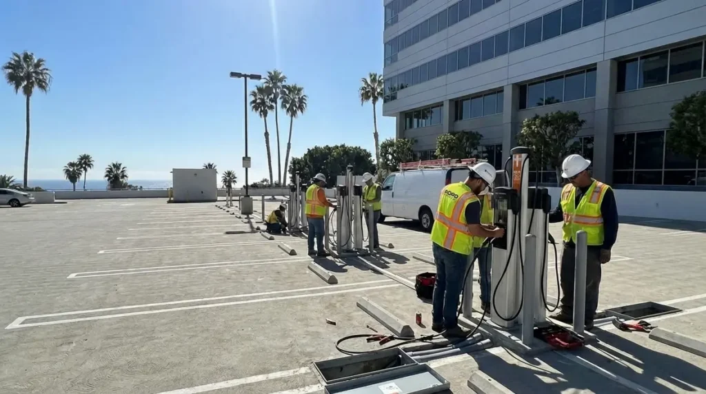 Santa Monica EV charger installation