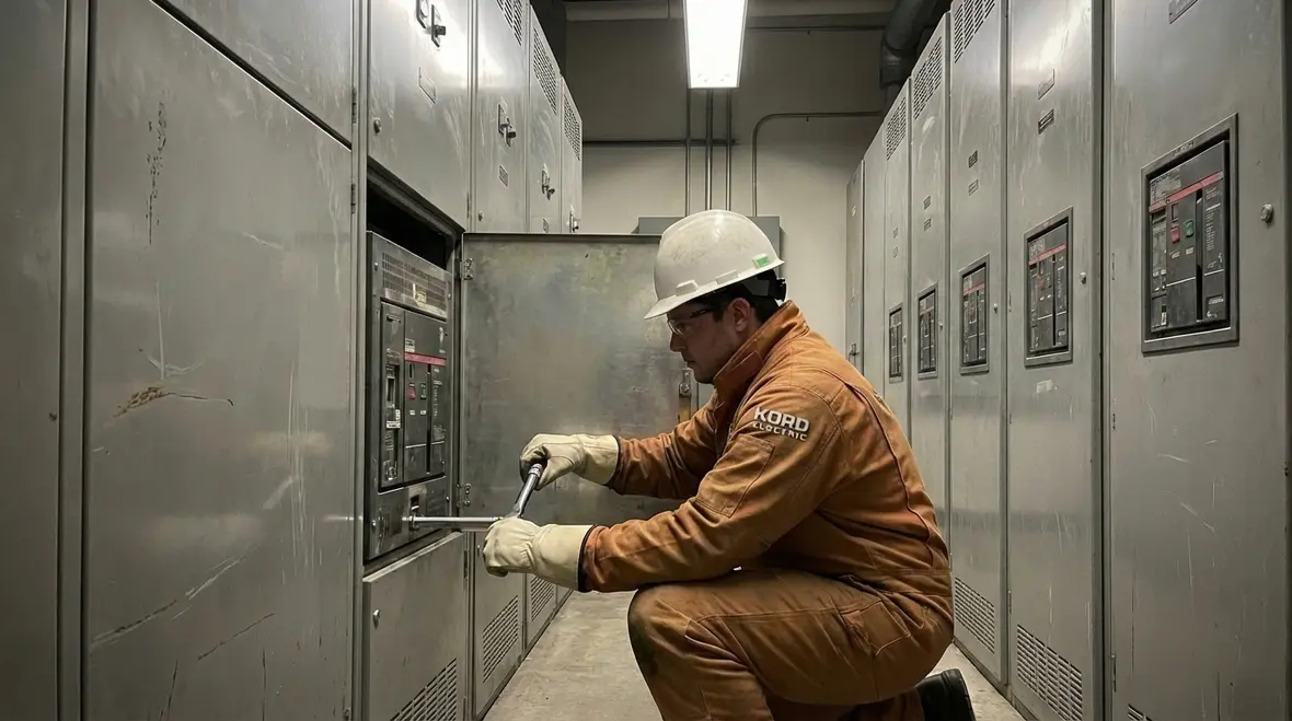 Documented electrical maintenance plan for a commercial facility