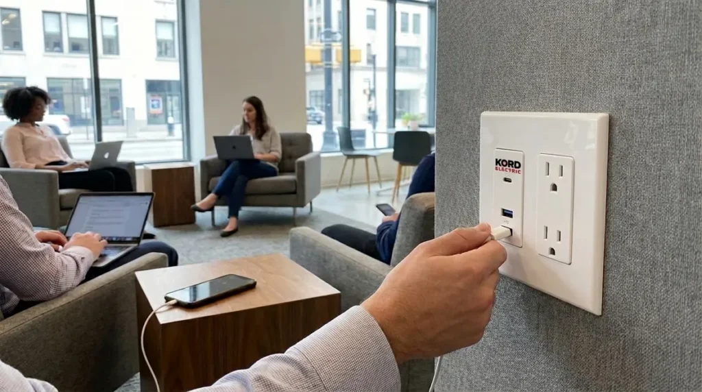Installing USB Outlets in Commercial Buildings