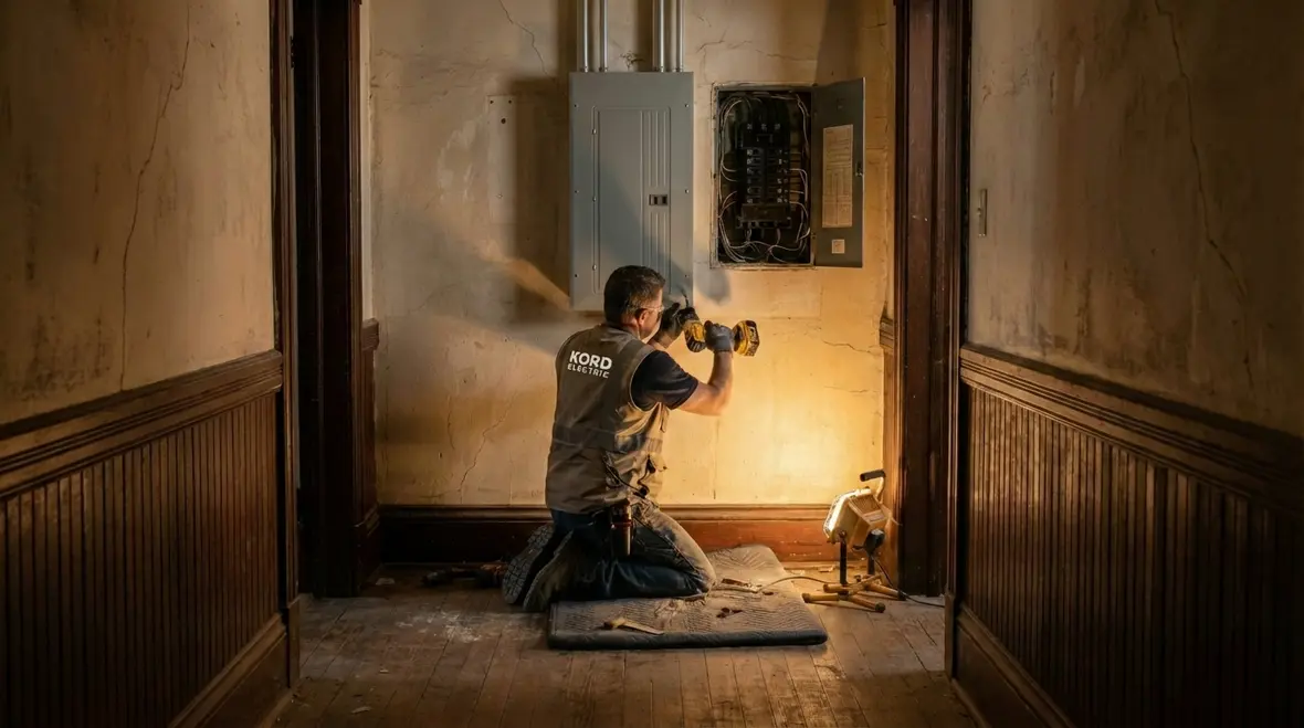 Commercial electrical team resolving common code compliance risks in West Hollywood