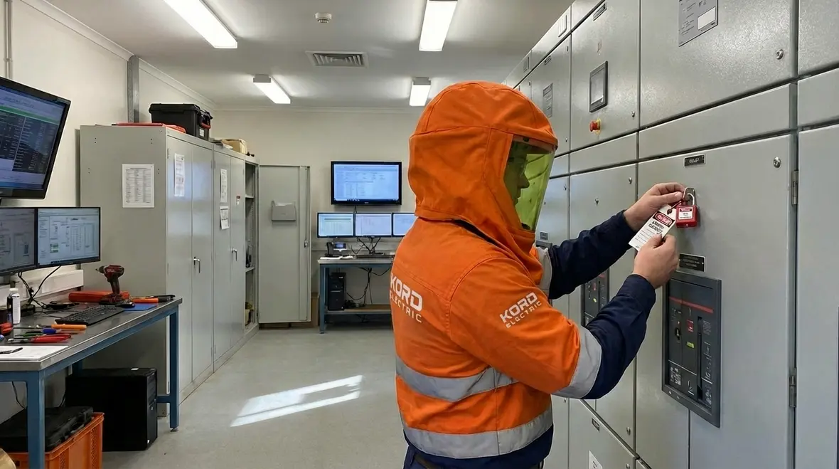 Side-by-side comparison of residential and commercial electrical environments