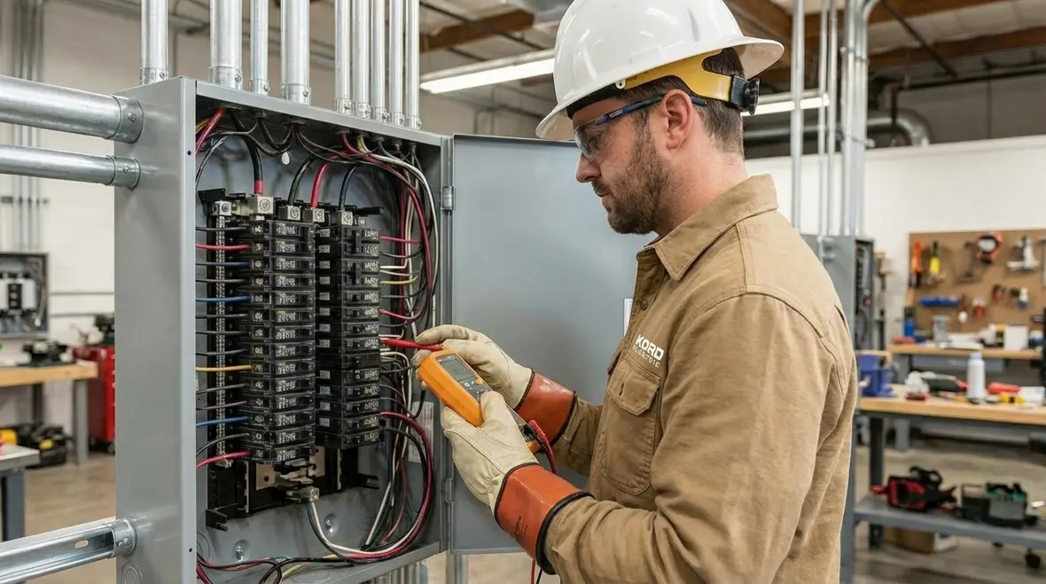 Arc fault protection equipment in a commercial electrical room