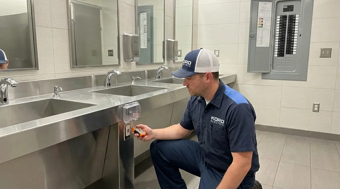 bathroom wiring, GFCI requirements, safe outlets