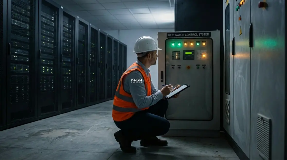 Commercial facility backup power and generator infrastructure