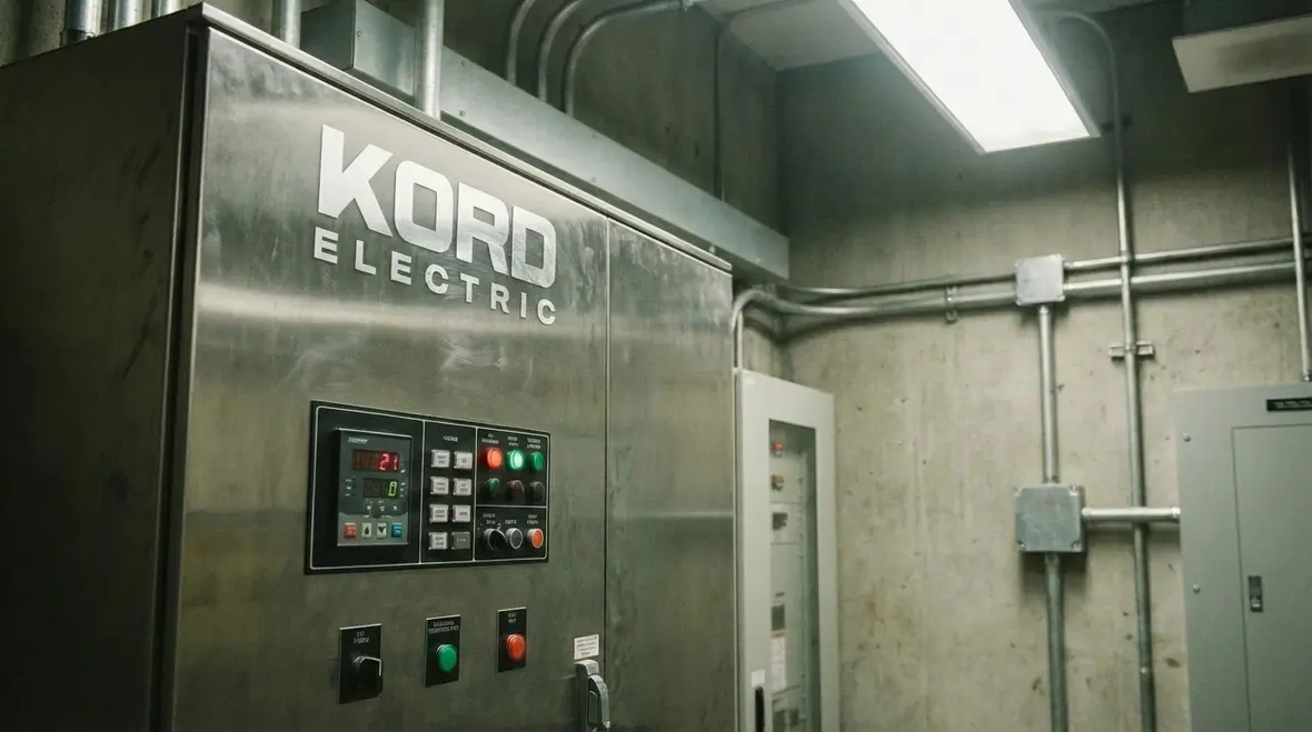Paralleled commercial generators configured for a large campus