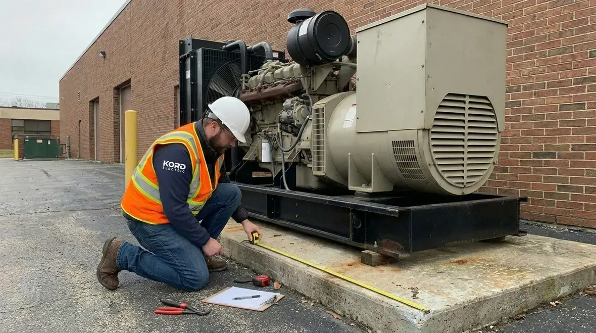 Backup generator installation planning in Los Angeles County