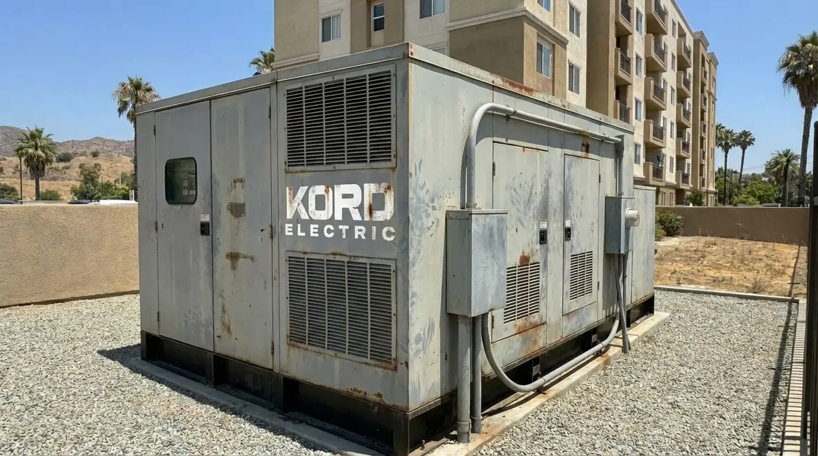 Commercial generator maintenance and testing in Los Angeles County