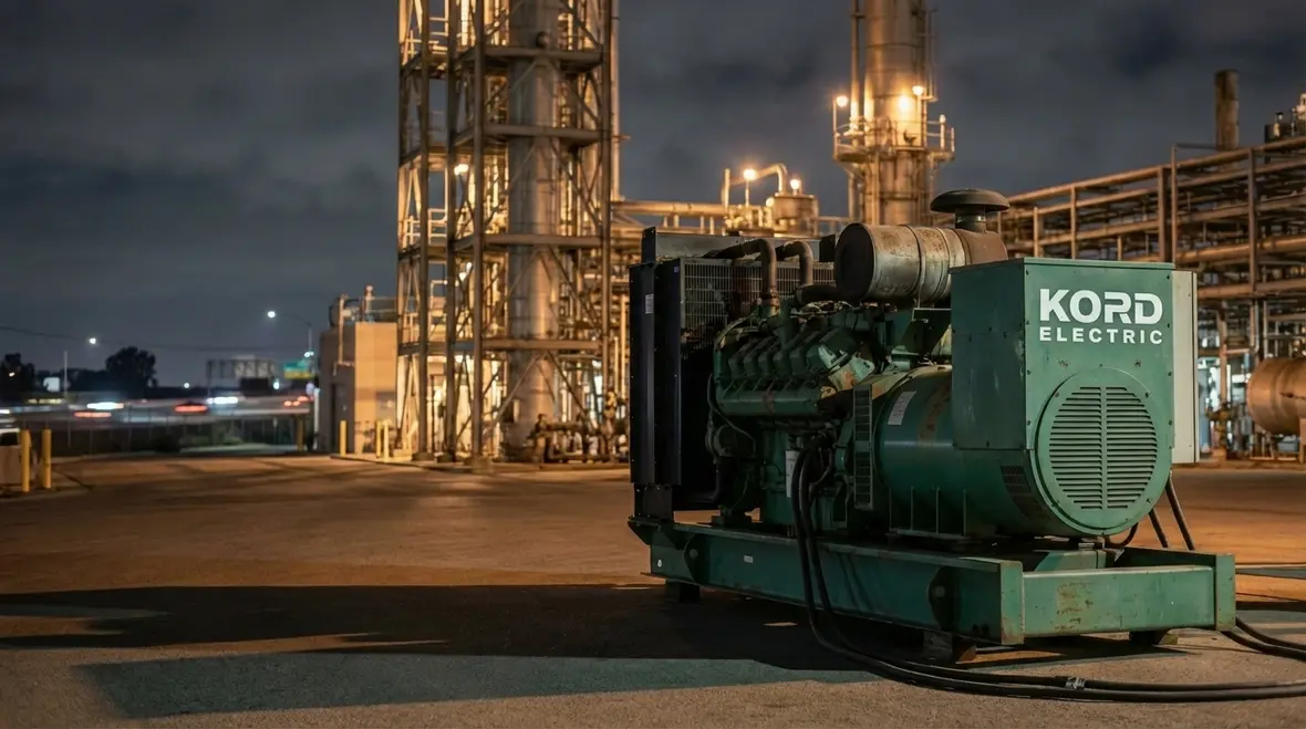 Commercial backup generator assessment in Los Angeles County
