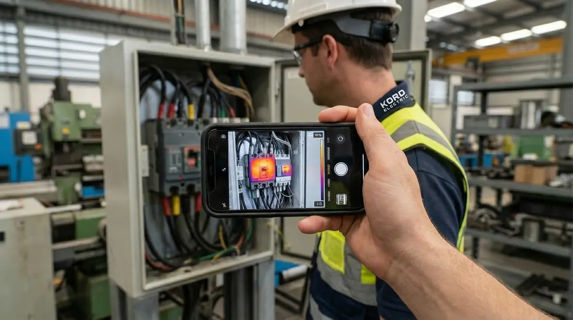 Industrial electrical panel maintenance in a Torrance facility