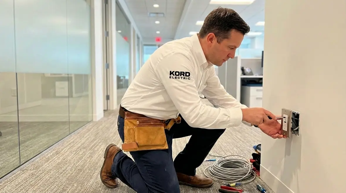 USB outlets integrated with commercial power and efficiency planning