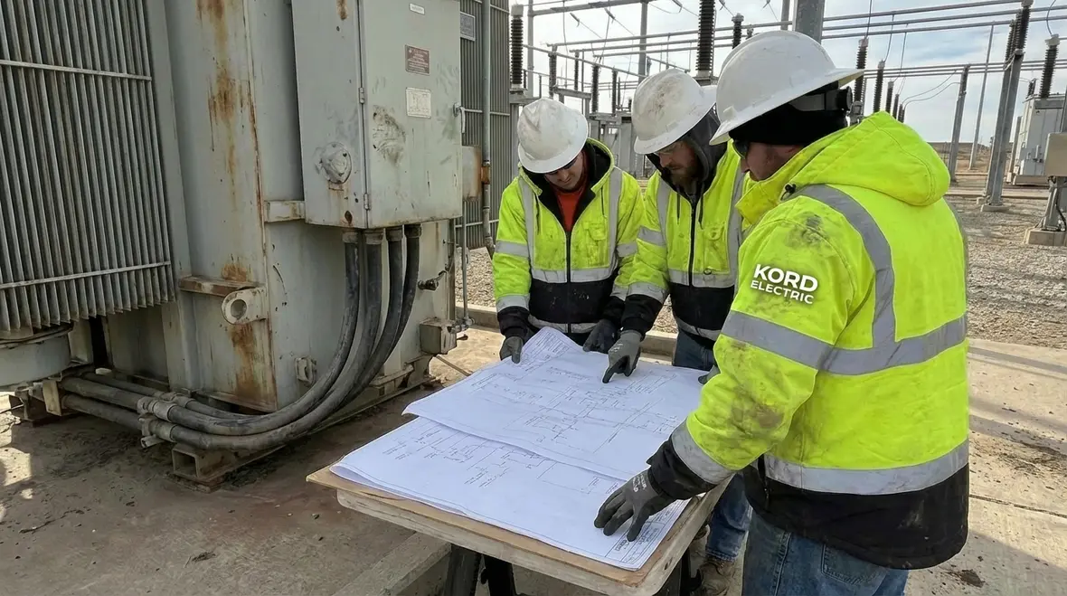 Thermal inspection identifying hot spots in commercial electrical equipment