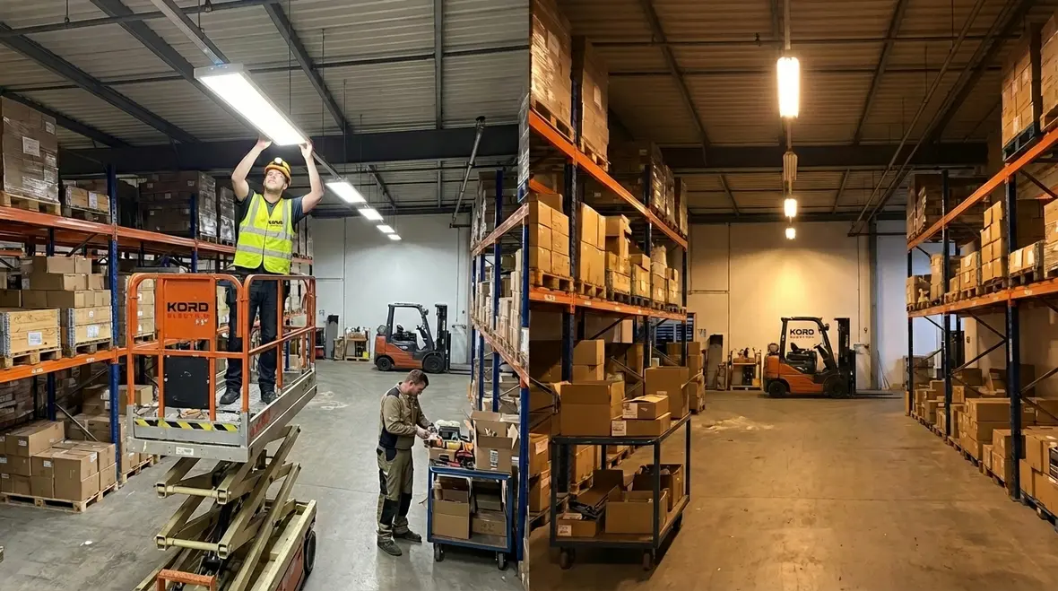 fluorescent to LED conversion