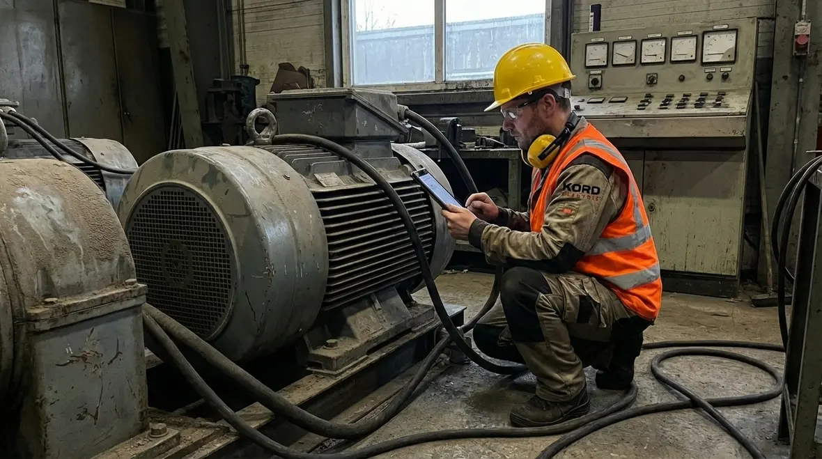 Commercial electrical room where power surge causes are being inspected