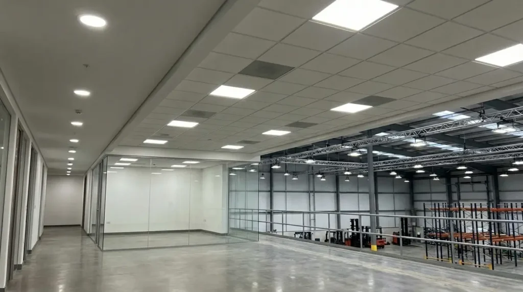 Commercial Lighting Design Recessed High Bay Panel