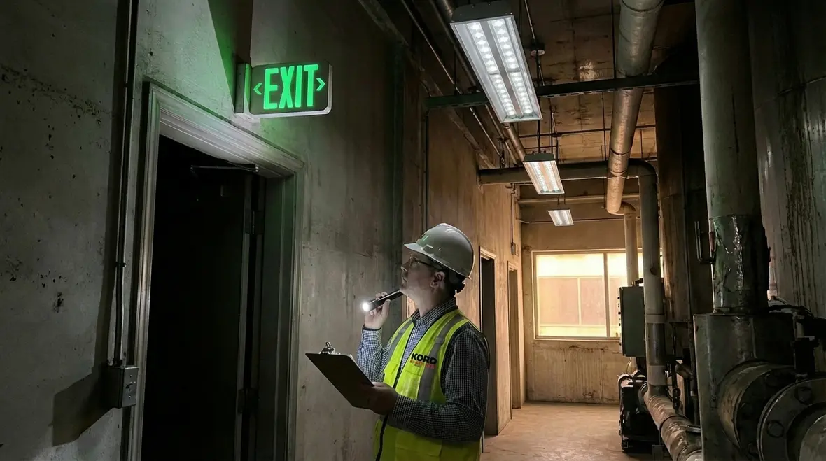 Bright, uniform LED lighting supporting industrial productivity