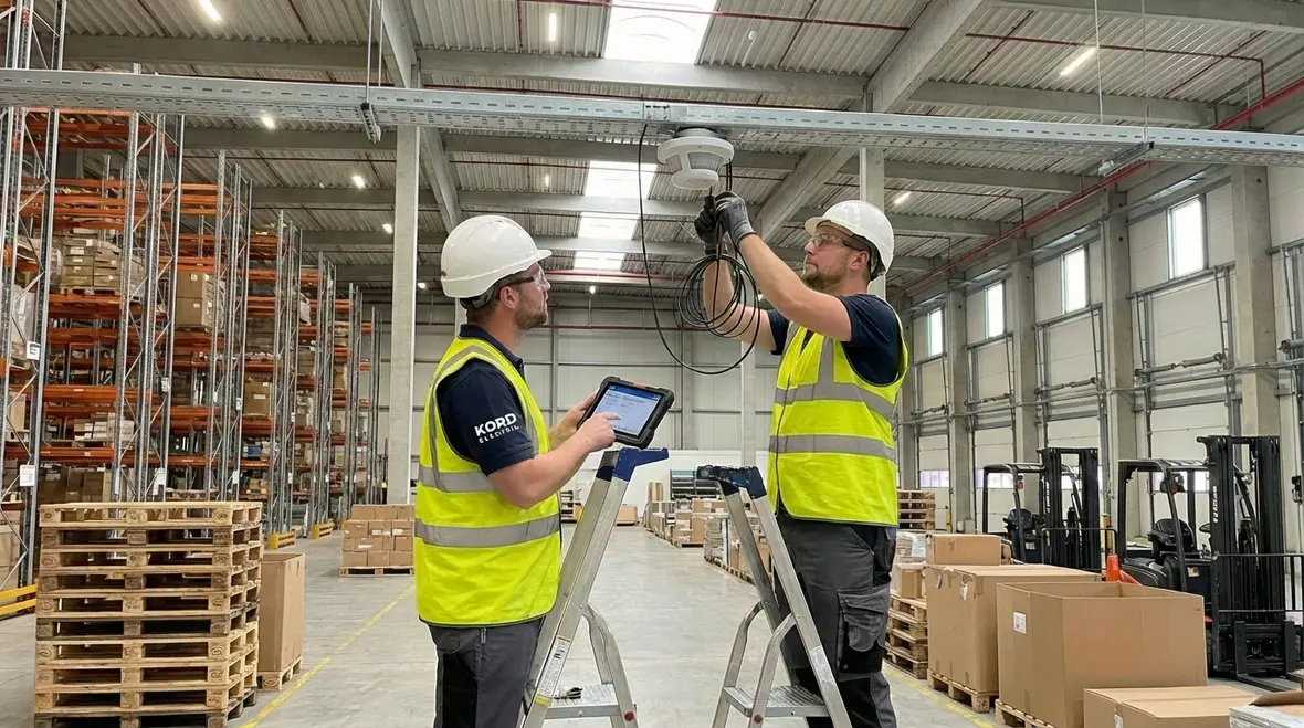 Different types of commercial motion sensors for large properties