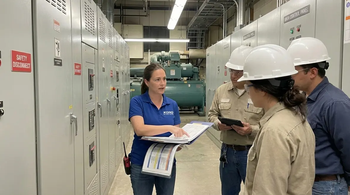 Compliance-focused inspection of commercial electrical systems