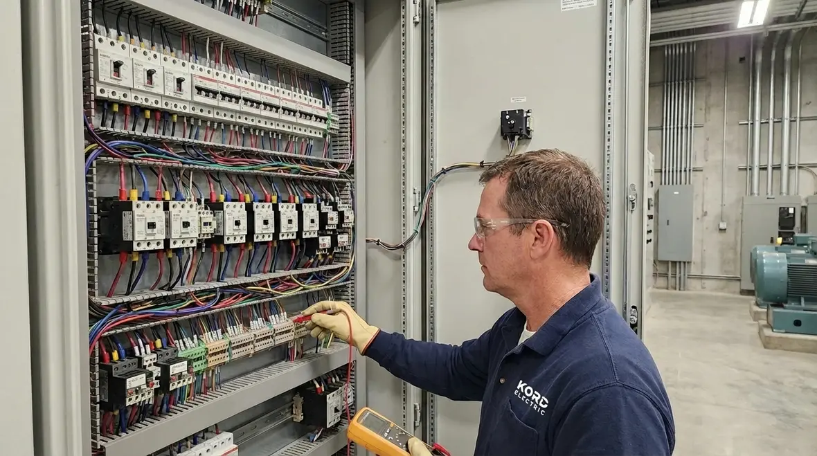 motor controls, industrial wiring