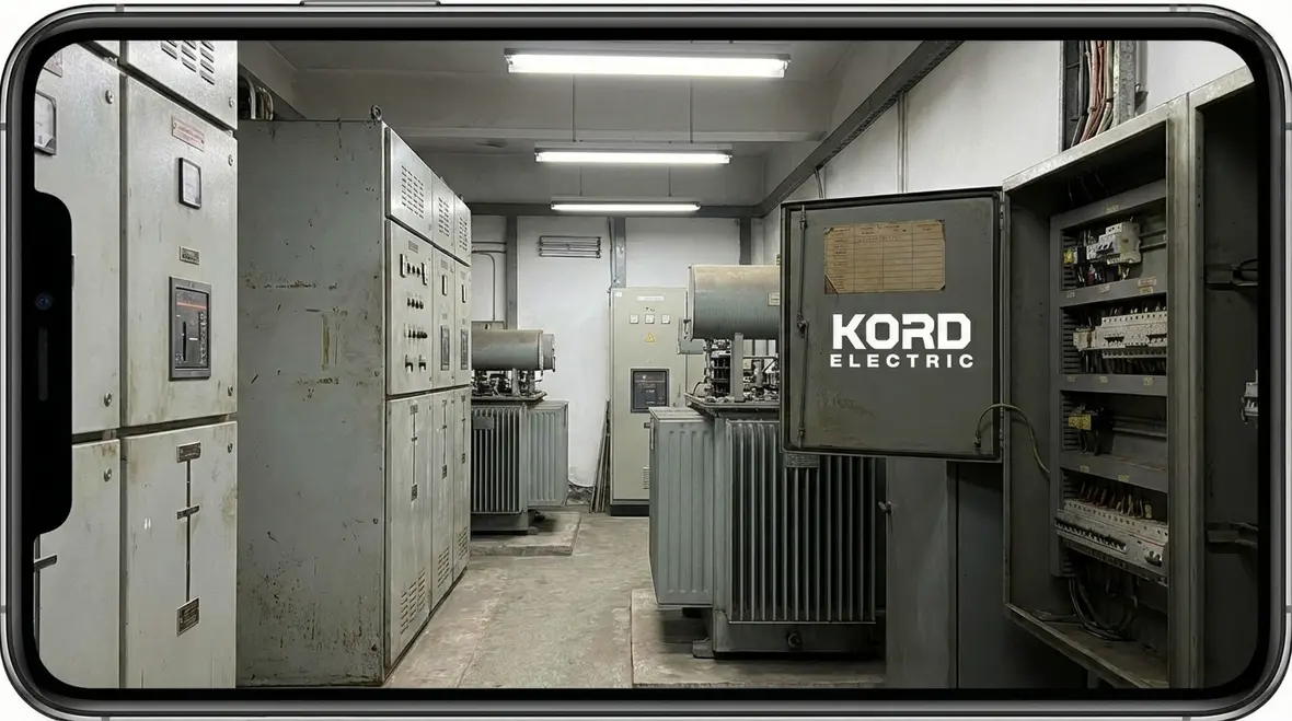 Primary and secondary commercial electrical infrastructure in an equipment room
