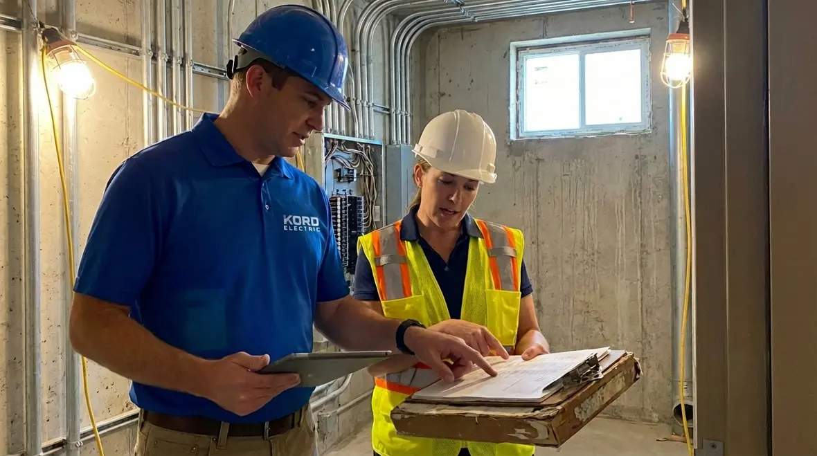 Commercial electrical inspection and documentation for code compliance