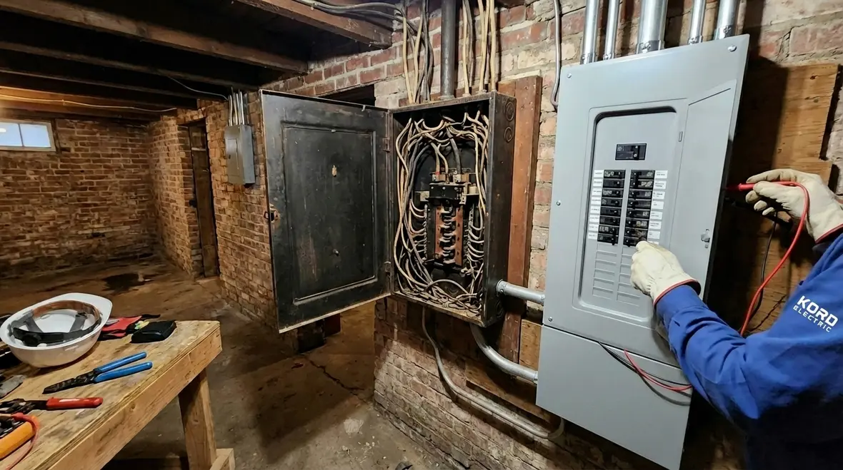 old home wiring, knob and tube, safety upgrade
