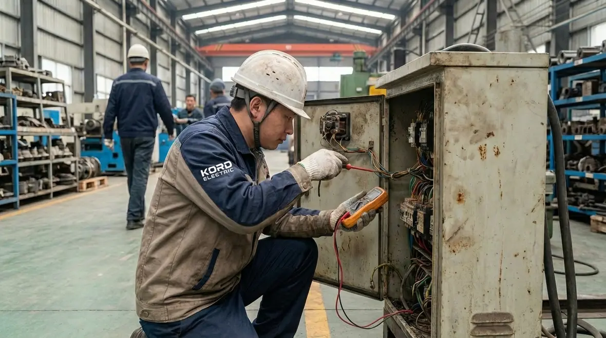 Modern electrical room with upgraded panels focusing on electrical safety