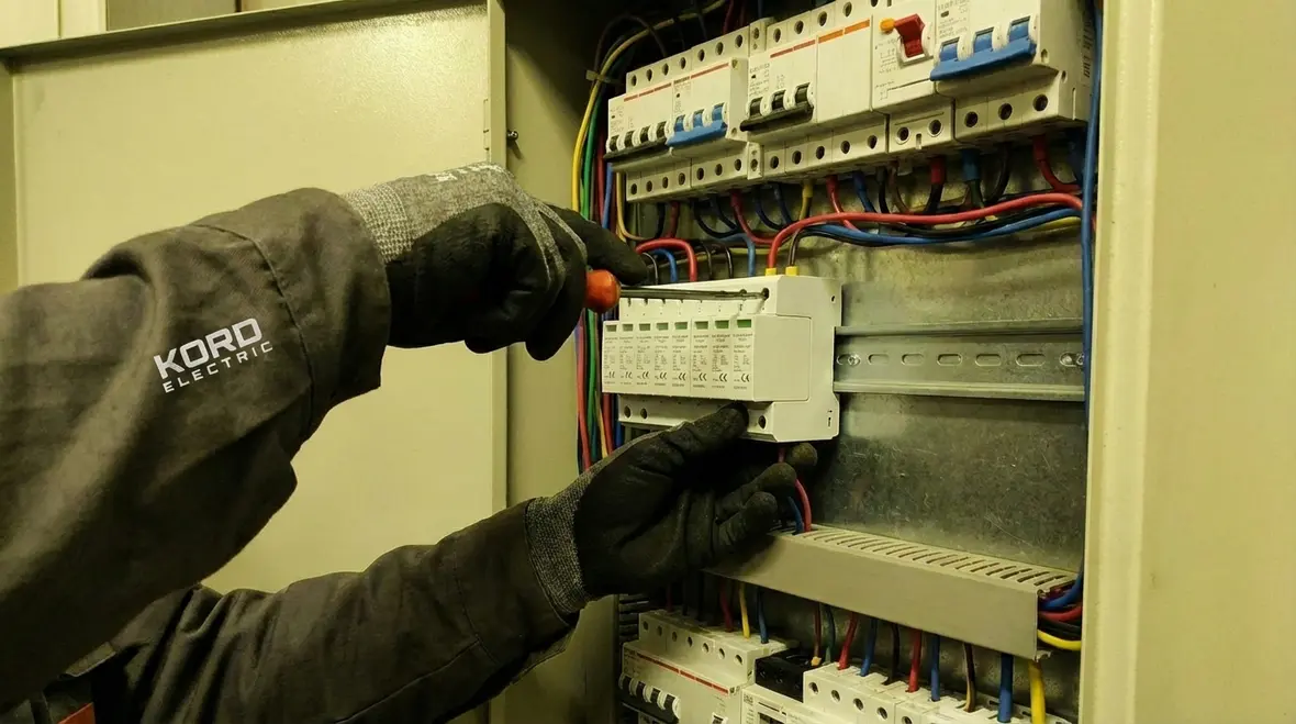 Industrial equipment protected by layered surge protection after outage