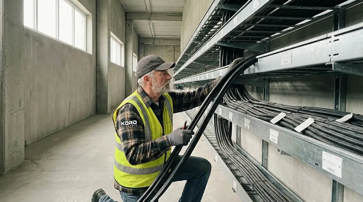 Organized commercial electrical panel supporting HVAC wiring and controls