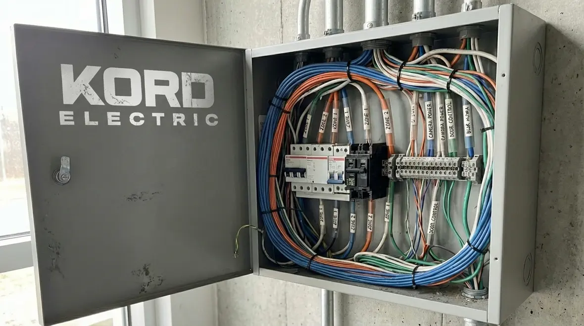 Commercial facility exterior lighting supporting security systems