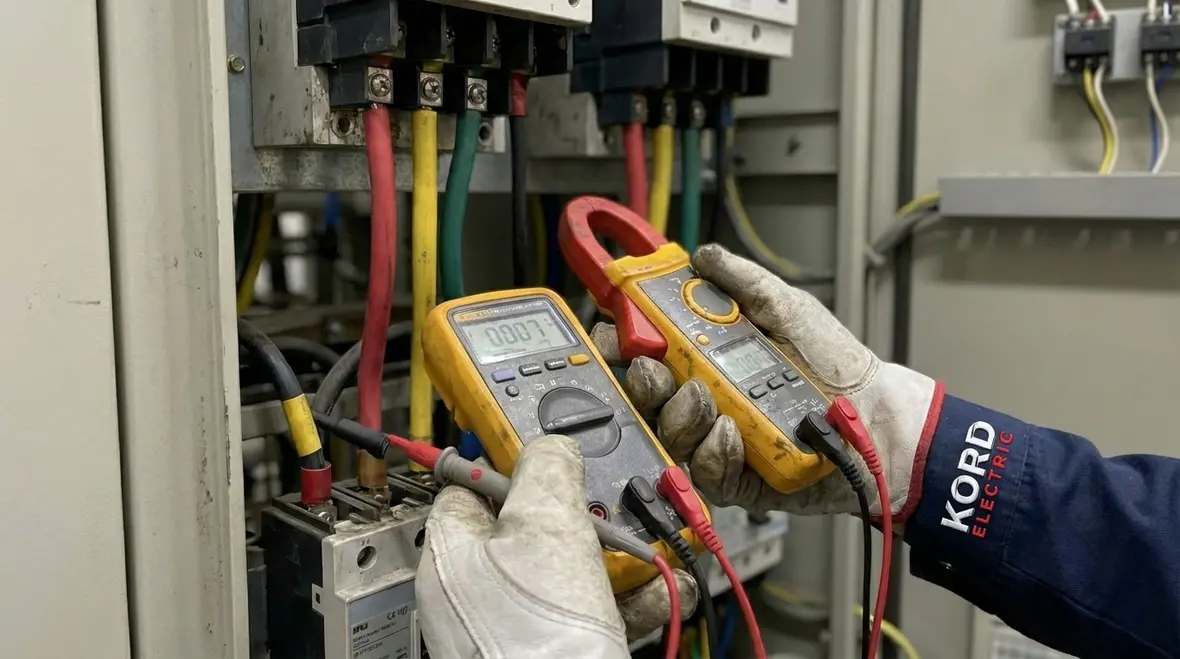 Power quality testing tools used for industrial electrical troubleshooting