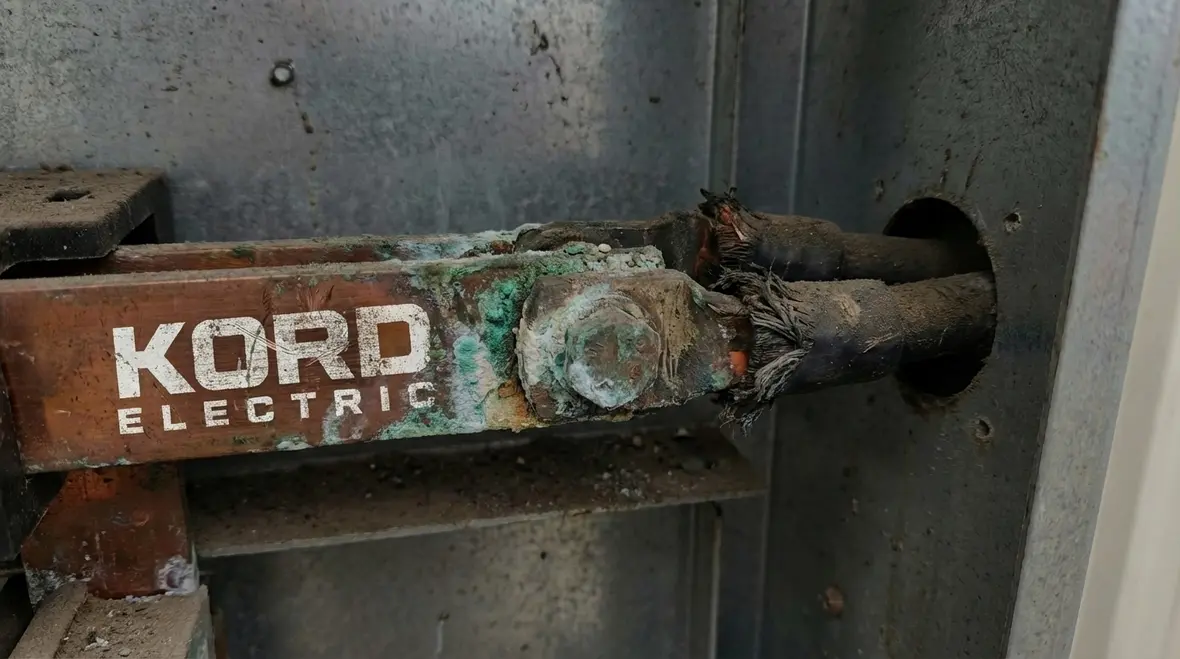 Electrical panel inspection in a large industrial facility