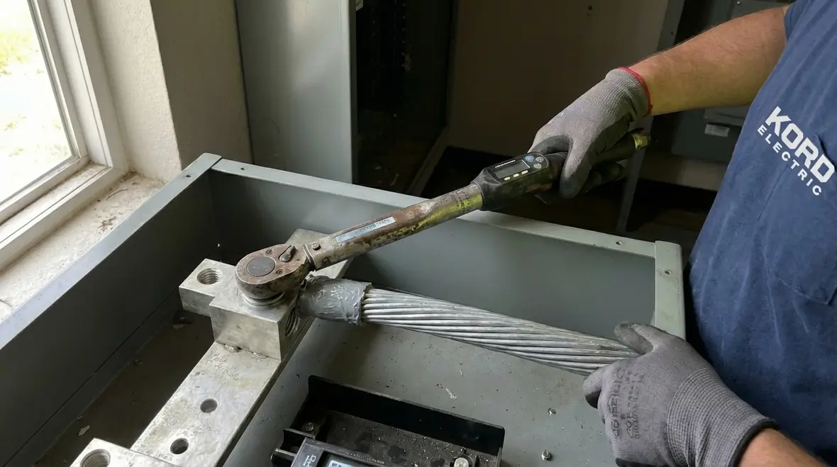 Comparison of aluminum wiring and copper replacement in a commercial electrical system