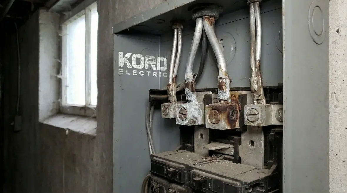 Large commercial facility electrical system at risk from aging aluminum wiring