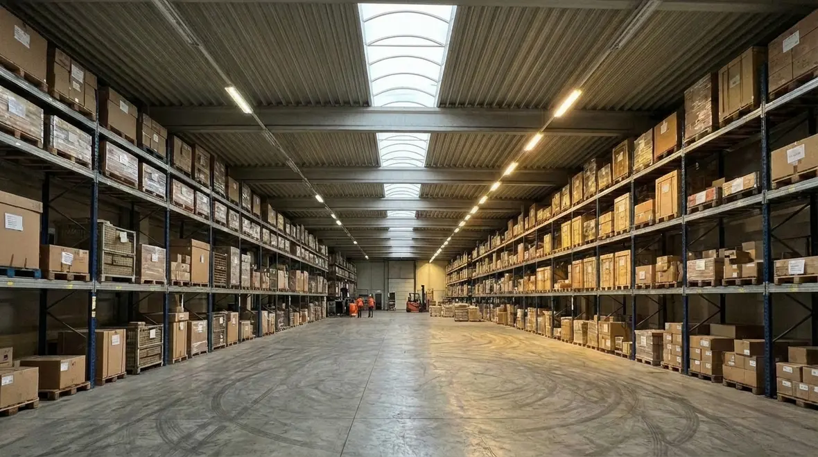 Technicians planning smart automation infrastructure in an electrical room