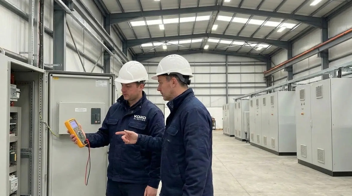 Energy tracking dashboard showing smart meter data for a commercial facility