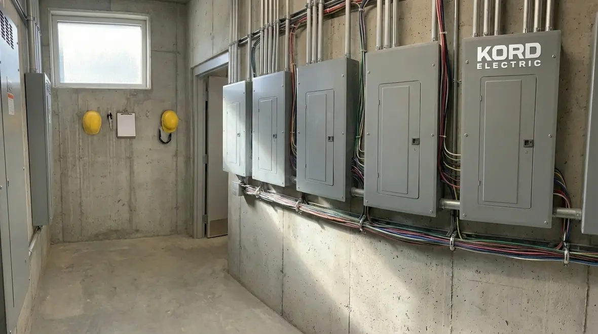 Commercial subpanel installation in Los Angeles office building