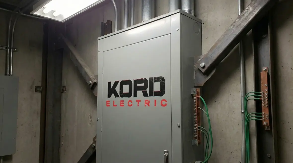 Finished commercial subpanel installation in Los Angeles facility