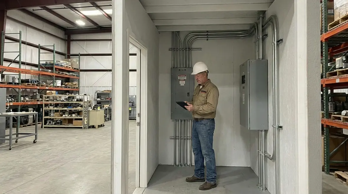 Tiny home wiring integrated into a commercial compact system