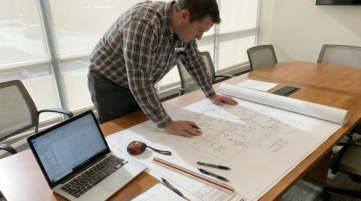 Electrical layout coordination for commercial and industrial projects